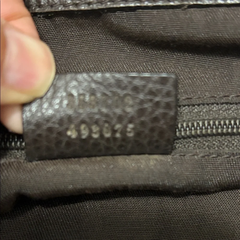 Gucci Brown GG Monogram Tote with Gold-Tone Hardware - Picture 3 of 8